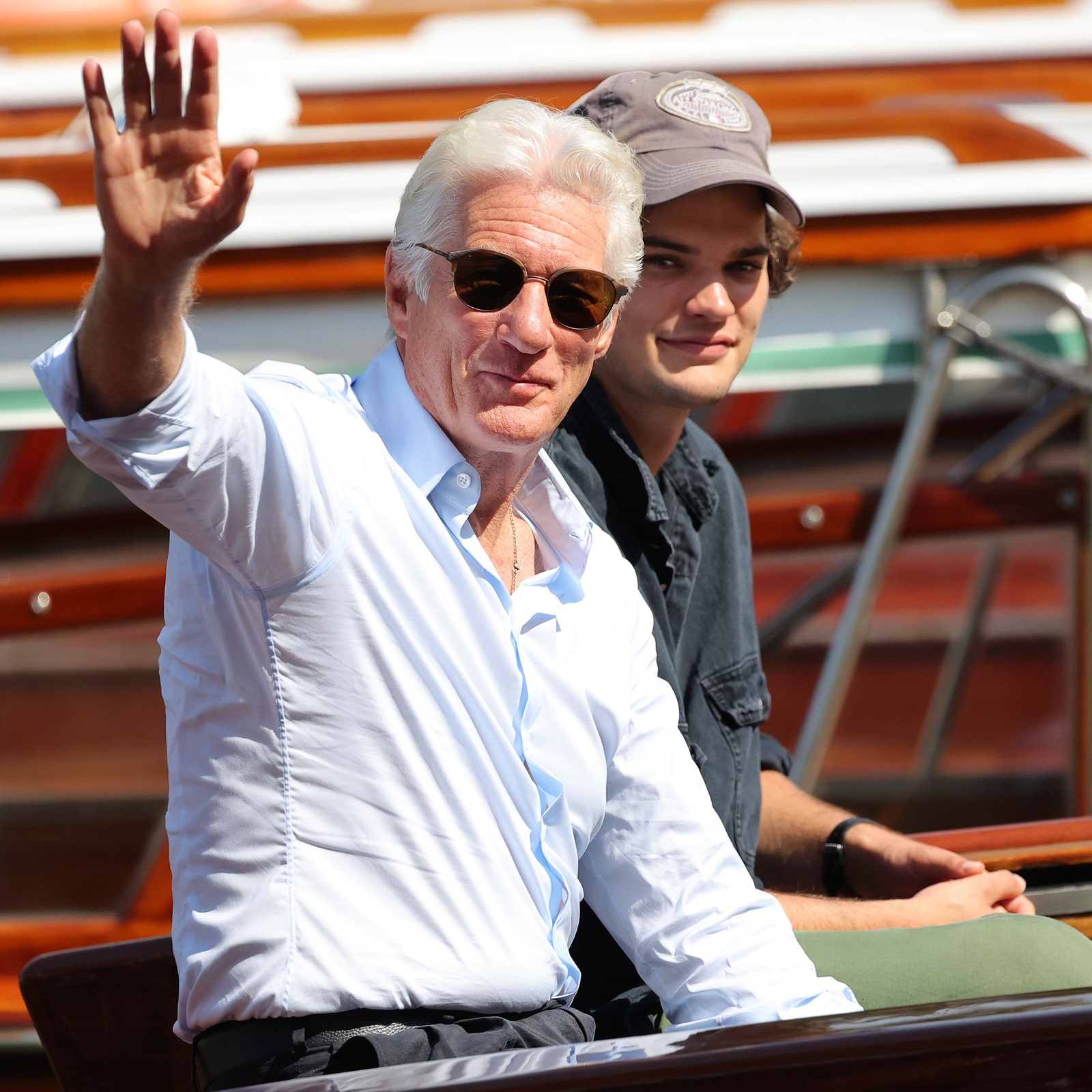 Richard Gere et son fils Homer James Jigme font sensation à la Mostra de Venise