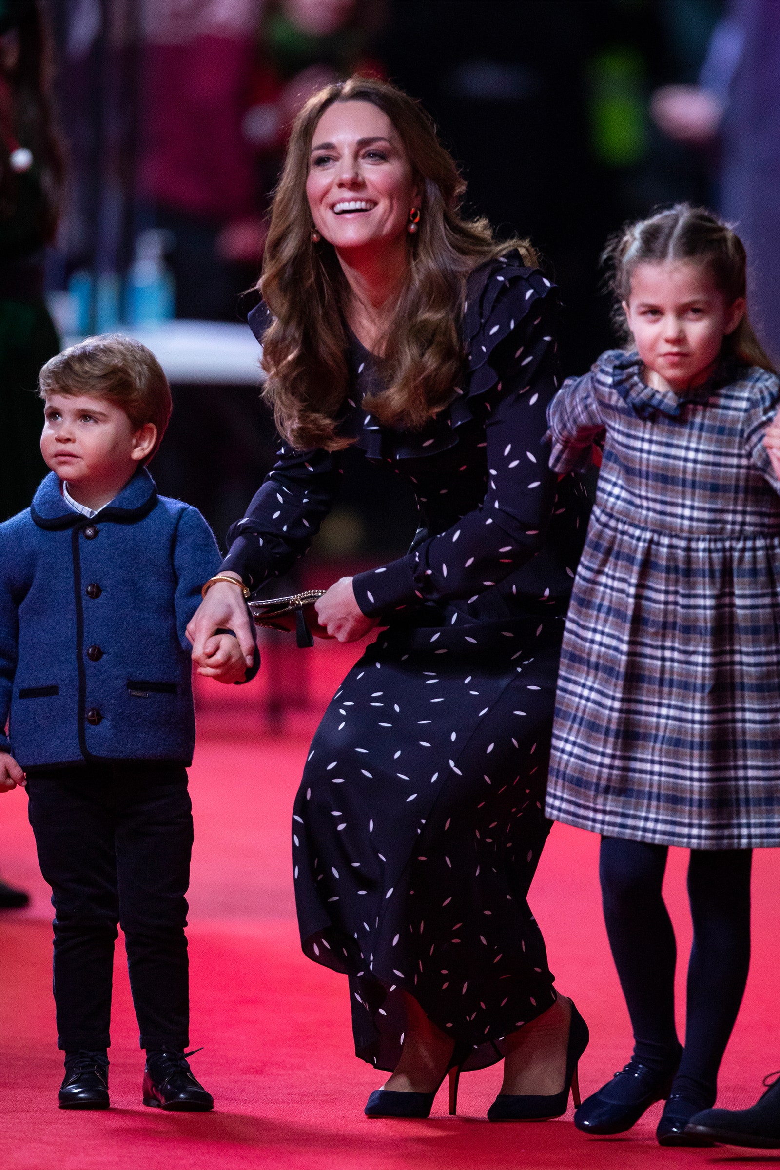 Kate Middleton con Louis y Charlotte