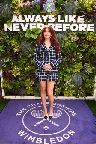 Olivia Cooke en Wimbledon