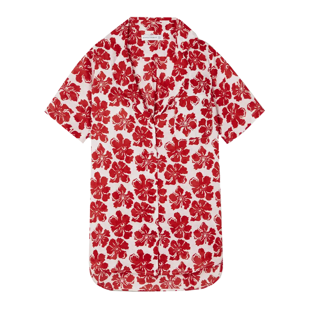 Blusa de flores rojas de Faithfull The Brand