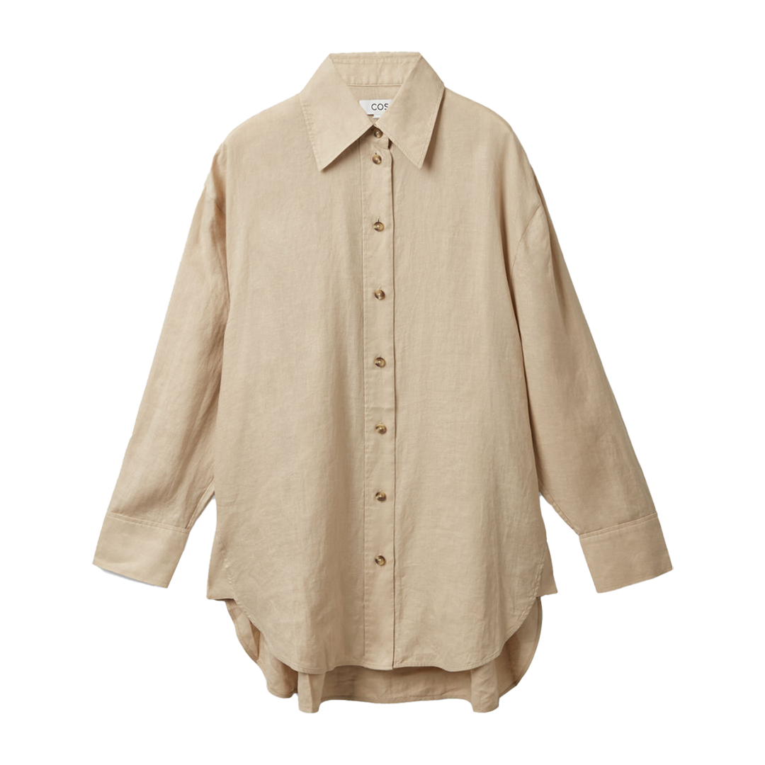 Camisa beige COS