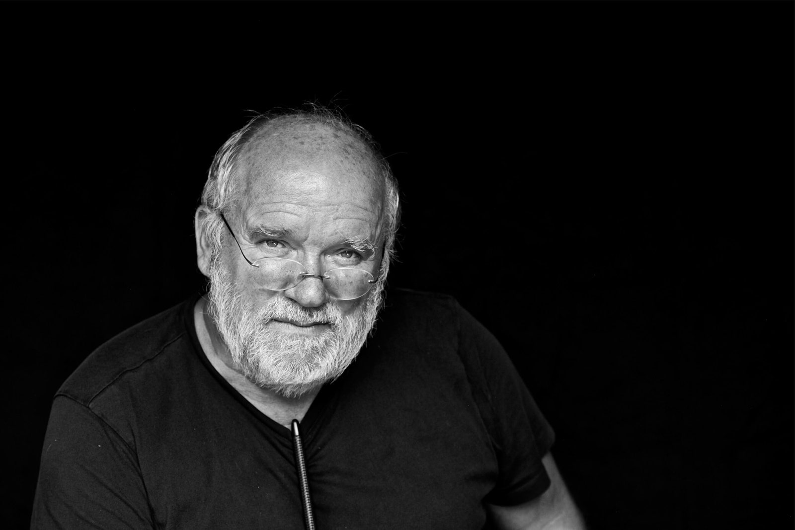 Image may contain Peter Lindbergh Face Human Person and Beard