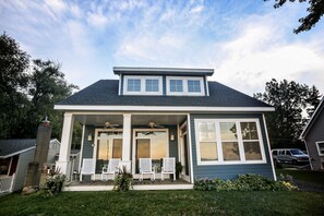 Seneca Bungalow has lots of great windows to enjoy the lake while inside