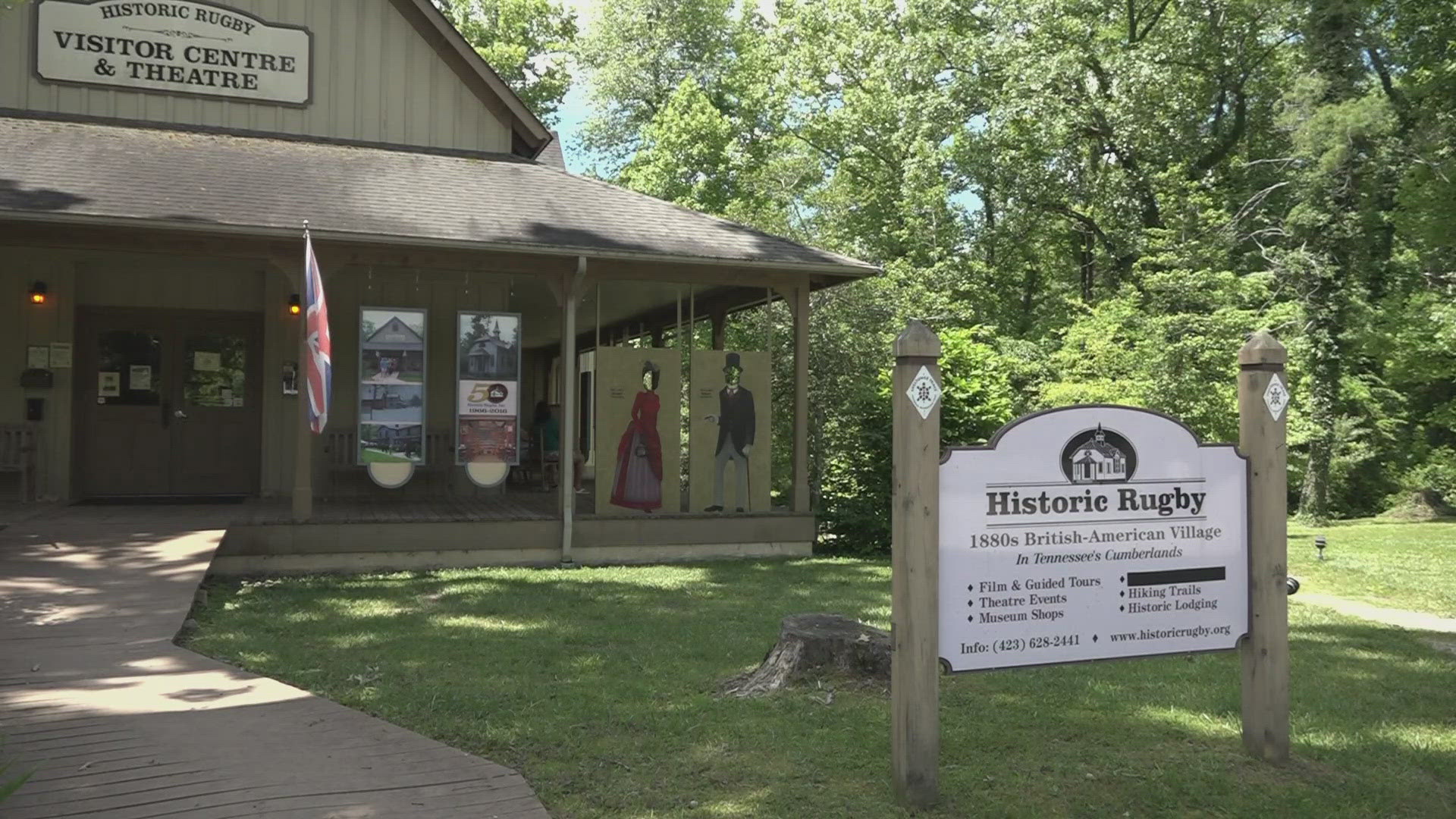 From the schoolhouse to the public library, you can learn a lot about Historic Rugby by taking a walk through the town.