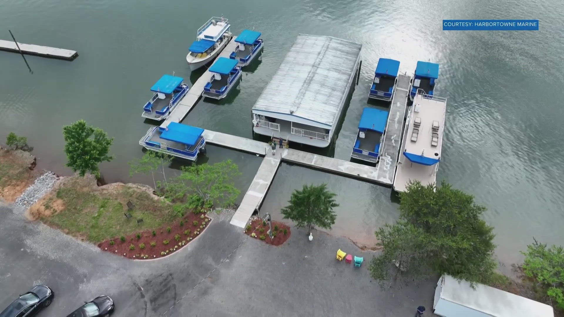 The Party Barge used to operate in Fort Loudon and has moved to Tellico Lake.