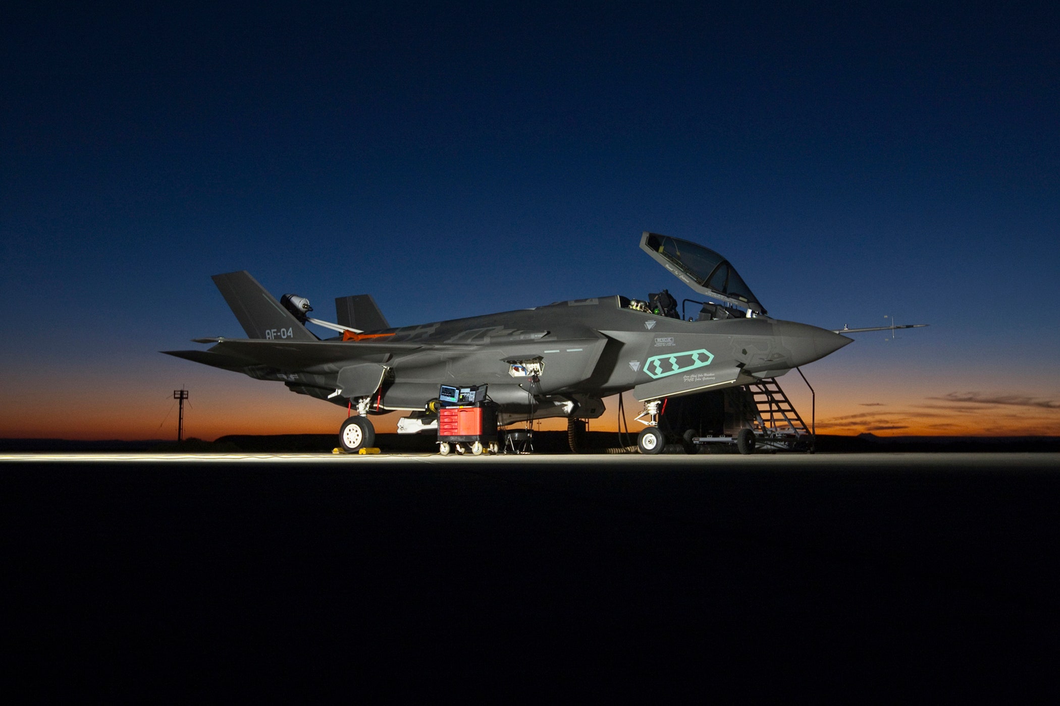 An F35A at Edwards Air Force Base in California. ltemgtPhoto Air Forceltemgt
