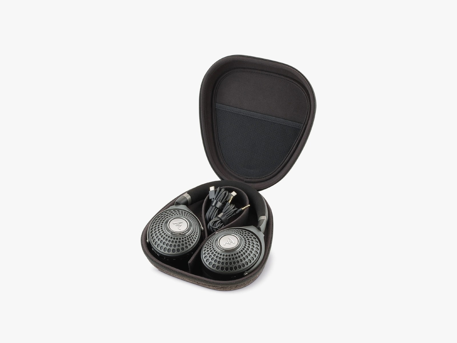 Focal Bathys headphones inside of a carrying case