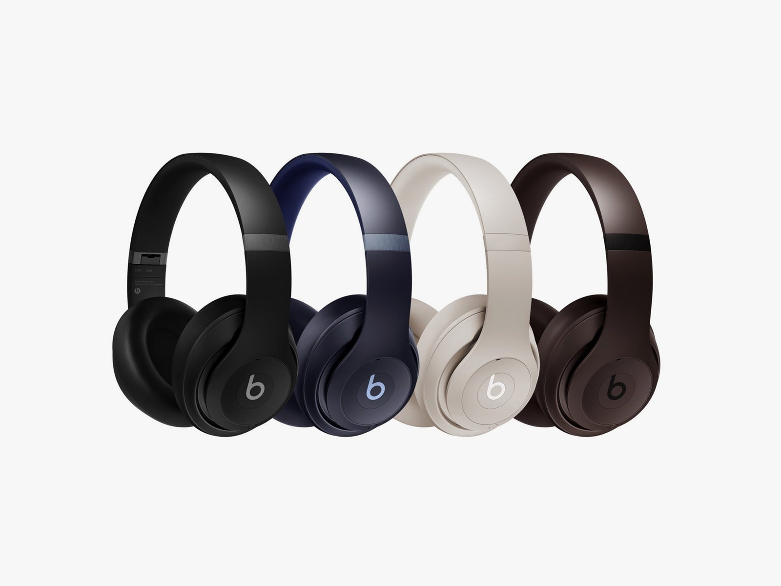 Beats Studio Pro headphones in different colors