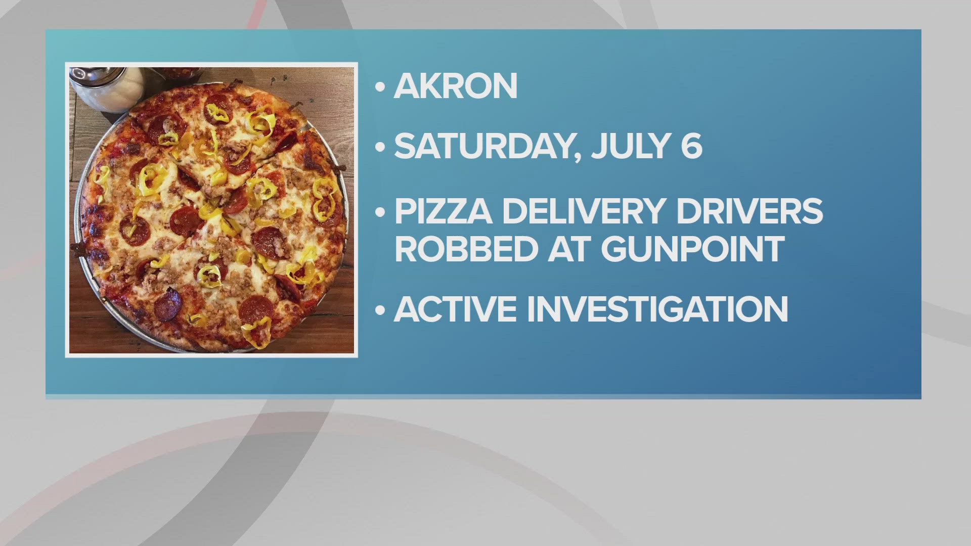 According to Akron police, the descriptions of the suspects given in both incidents are similar, but it is not known if the robberies are related.