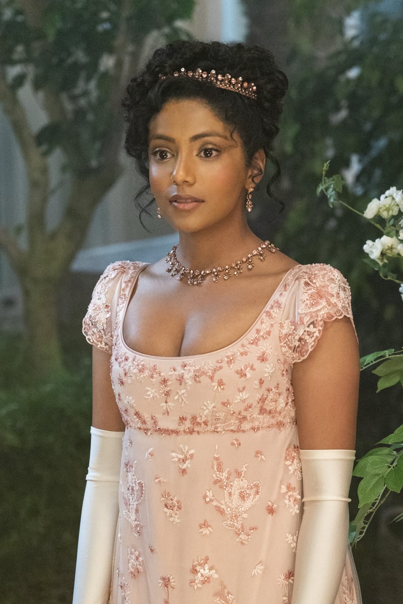 Bridgerton. Charithra Chandran as Edwina Sharma in episode 201 of Bridgerton. Cr. Liam Daniel/Netflix © 2022