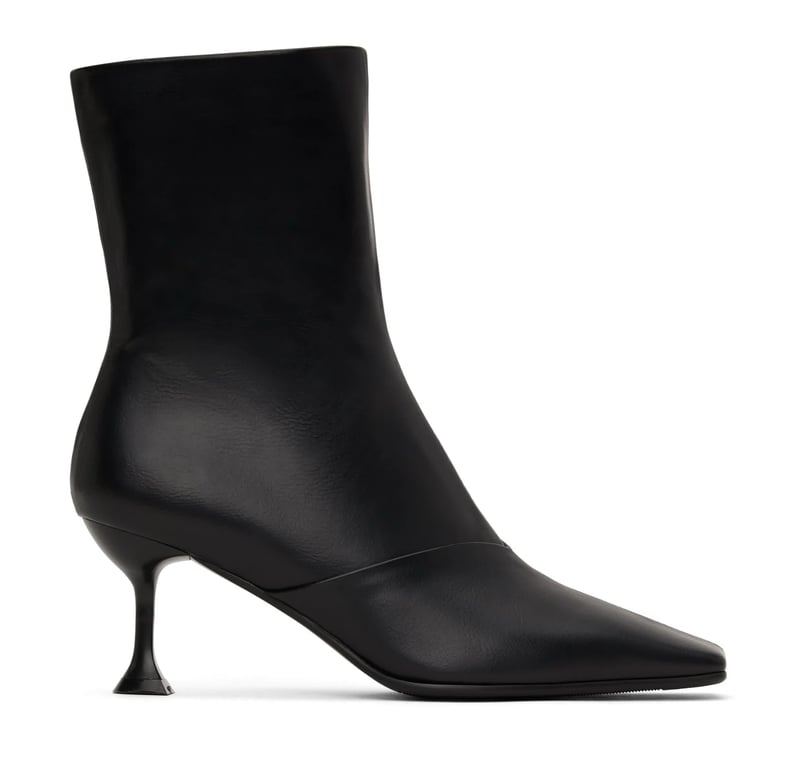 Heeled Black Boots: Matt & Natt