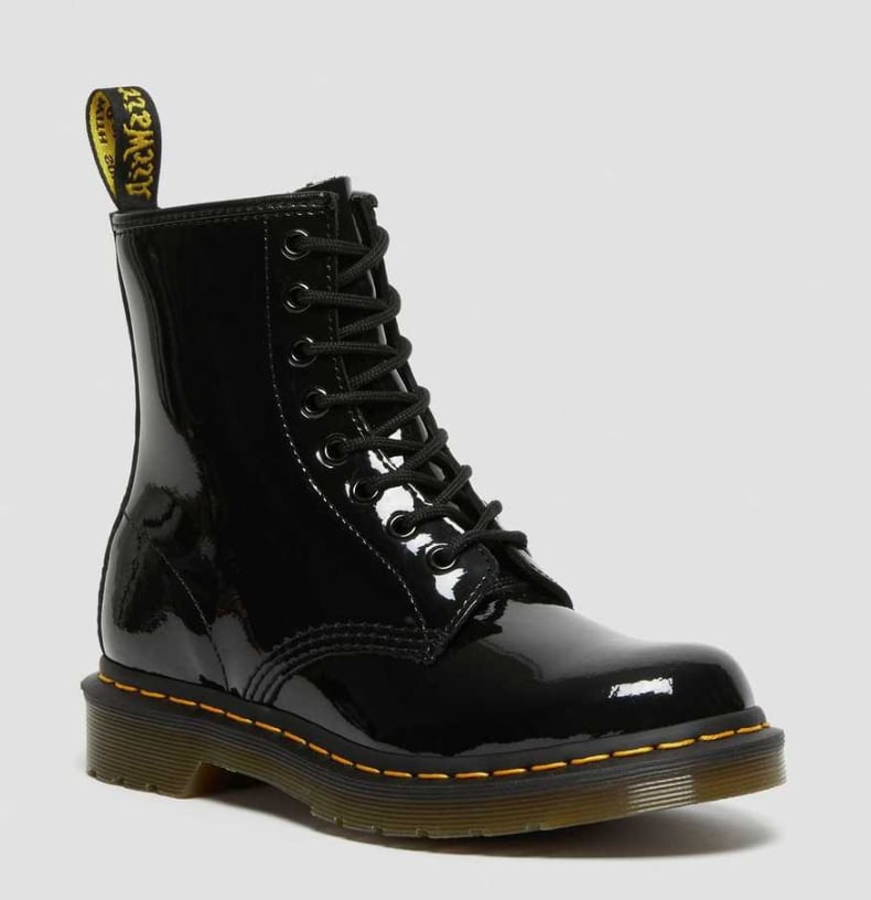 Black Patent Boots: Dr. Martens