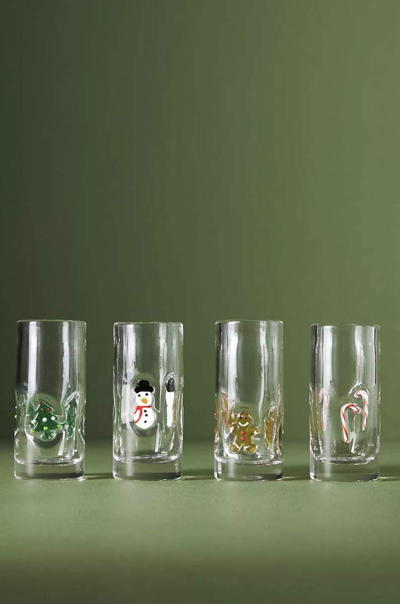 Anthropologie Holiday Shot Glasses