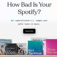 I Tried the How Bad Is Your Spotify Test, and It Totally Roasted Me