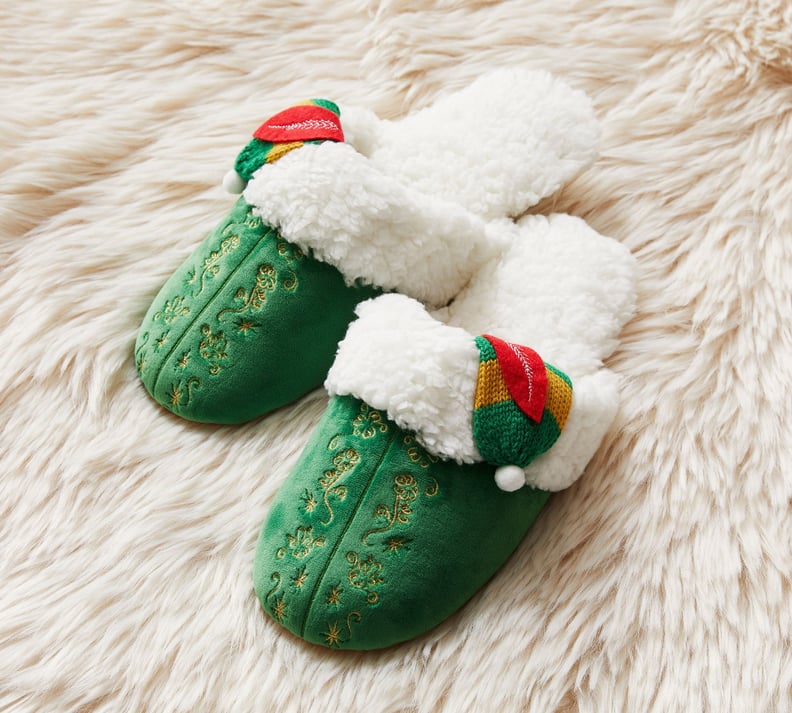 "Elf"-Inspired Slippers From Pottery Barn