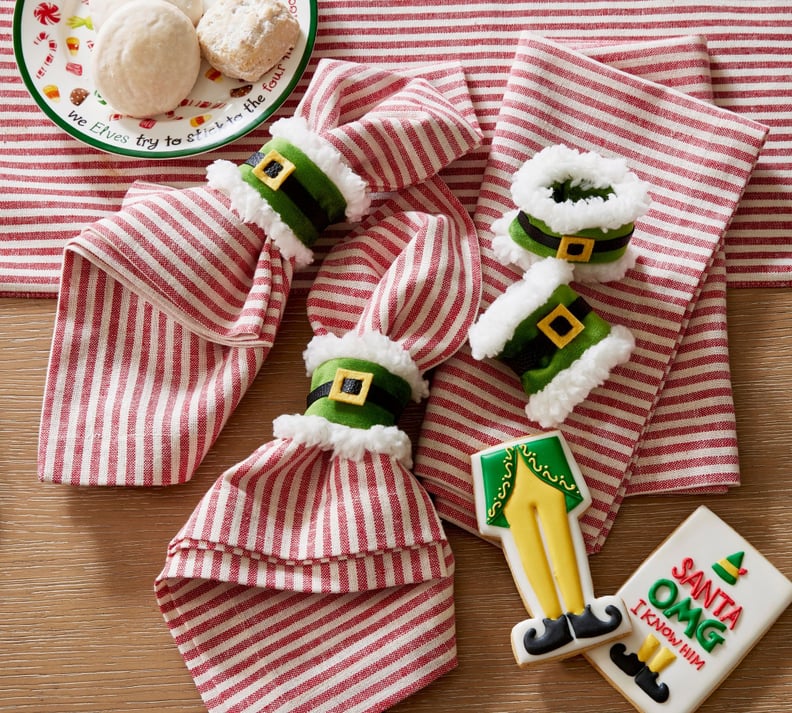 "Elf"-Inspired Napkin Rings From Pottery Barn