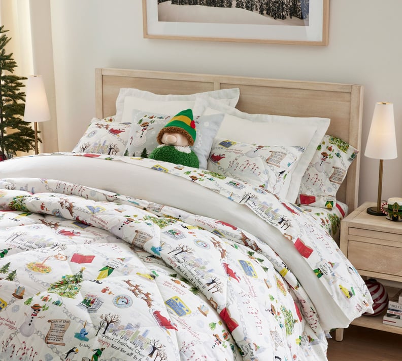 "Elf"-Inspired Bedding From Pottery Barn