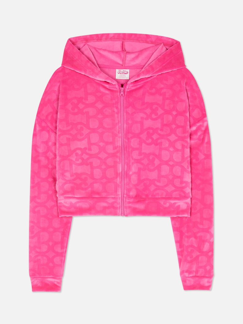 "Barbie" Merch Velour Hoodie