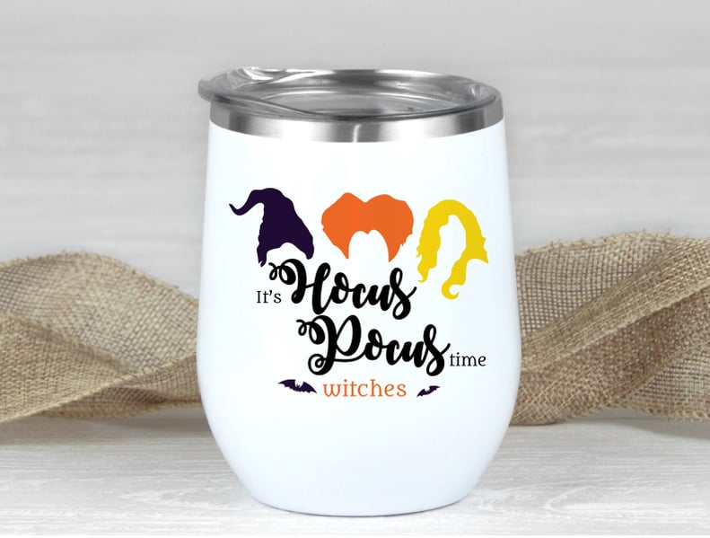 Hocus Pocus Wine Tumbler Halloween Travel Mug