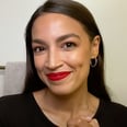 Alexandria Ocasio-Cortez Shattering Beauty Standards While Applying a Bold Lip Is a Vibe
