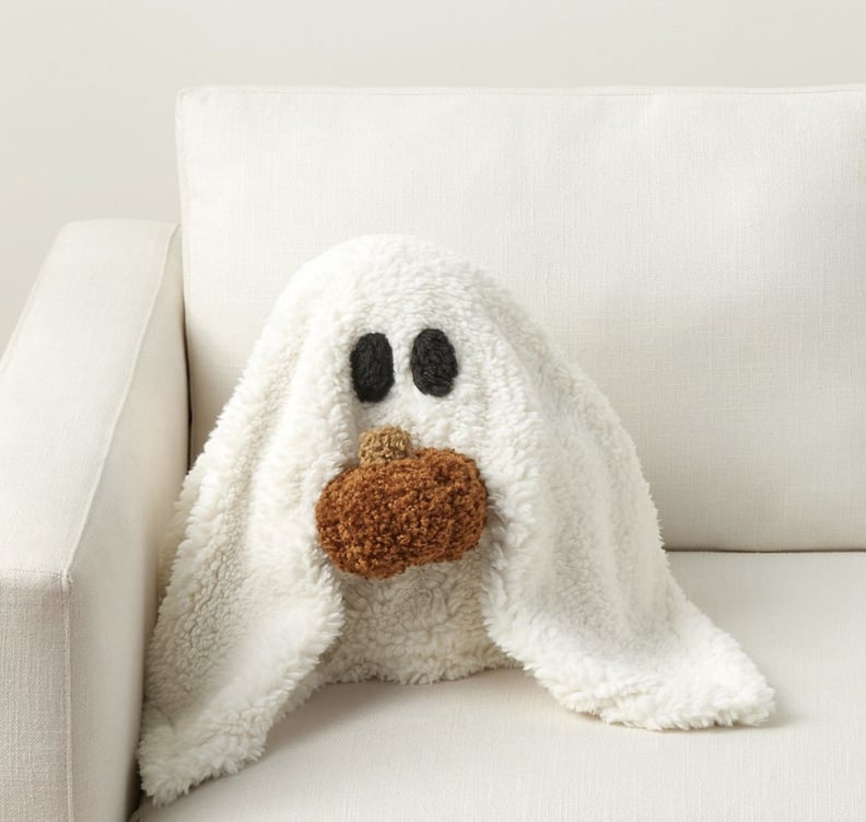 Pottery Barn Gus the Ghost Pumpkin Pillow