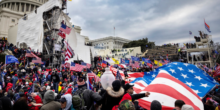 Trump supporters clash with police and security forces at the Capitol