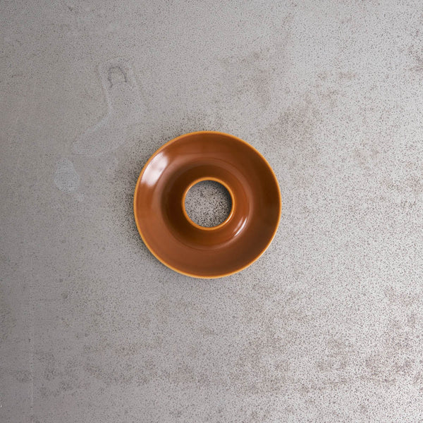 Coquetier porcelaine - Marron