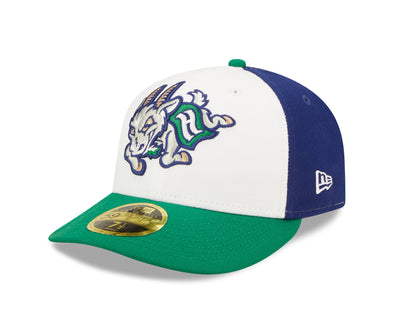 Hartford Yard Goats New Era Low Profile Official Pinwheel Cap