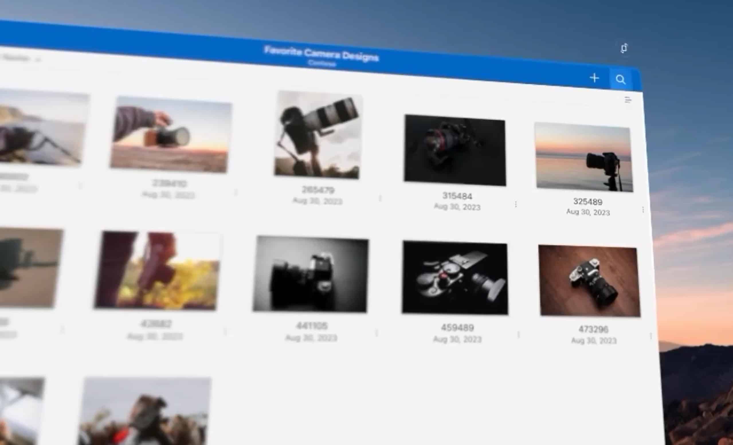 OneDrive Apple Vision Pro