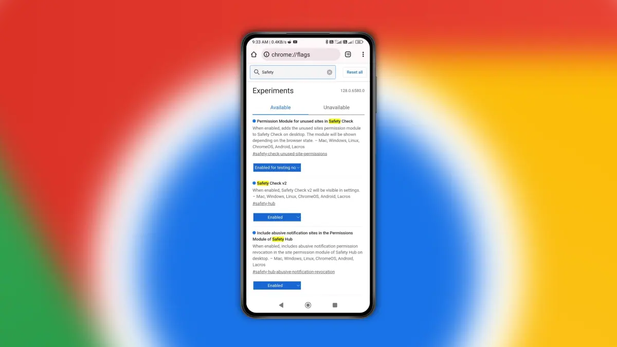 Google Chrome on Android, Safe Check feature