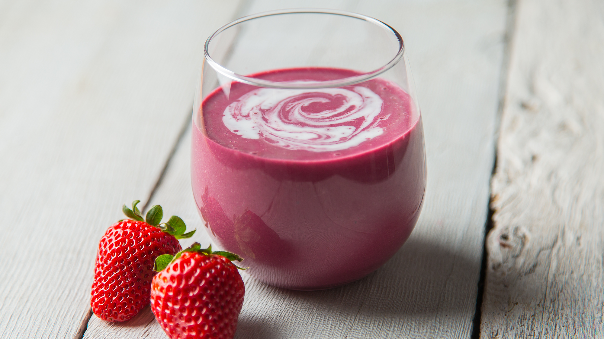 Strawberries and Cream Smoothie