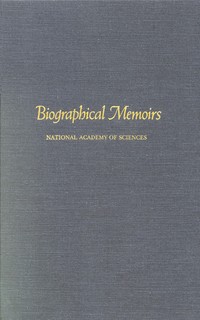 Cover Image: Biographical Memoirs