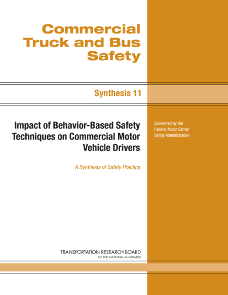 Impact of Behavior-Based Safety Techniques on Commercial Motor Vehicle Drivers