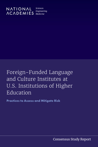 Cover Image: Foreign-Funded Language and Culture Institutes at U.S. Institutions of Higher Education