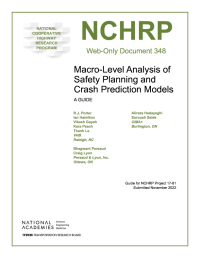 Macro-Level Analysis of Safety Planning and Crash Prediction Models: A Guide