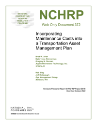 Incorporating Maintenance Costs into a Transportation Asset Management Plan