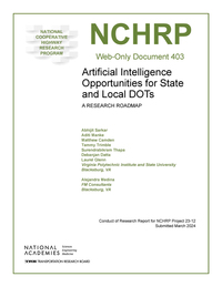 Cover Image: Artificial Intelligence Opportunities for State and Local DOTs