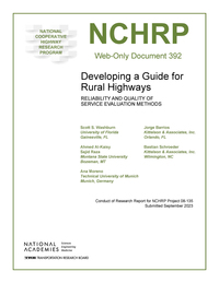 Developing a Guide for Rural Highways: Reliability and Quality of Service Evaluation Methods