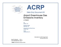 Airport Greenhouse Gas Emissions Inventory: A Primer