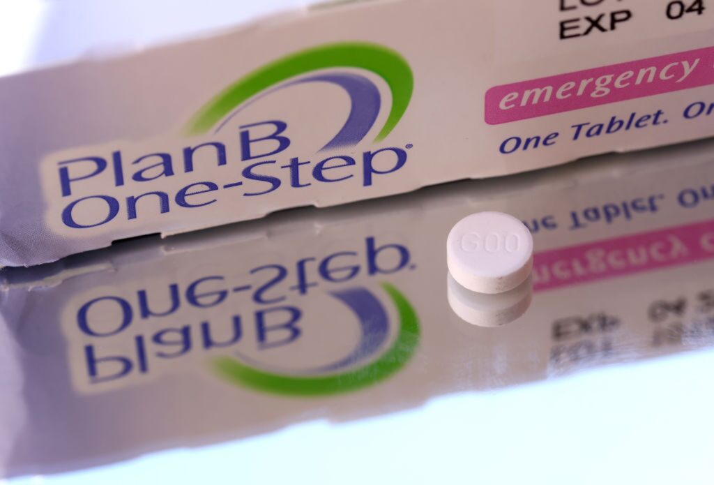 a Plan B pill and packaging