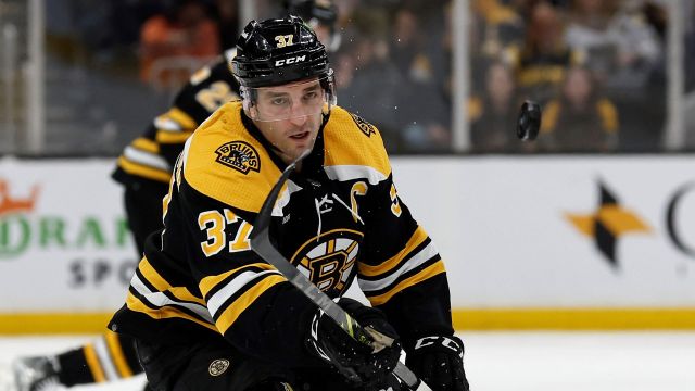 Boston Bruins center Patrice Bergeron