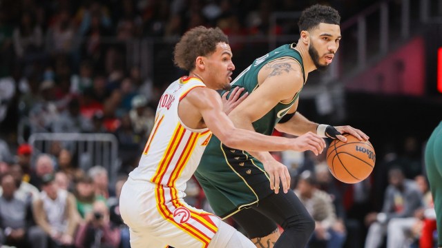 Atlanta Hawks guard Trae Young, Boston Celtics forward Jayson Tatum