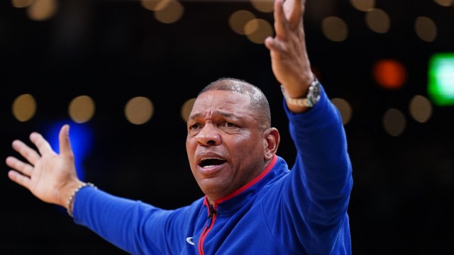 Philadelphia 76ers head coach Doc Rivers