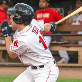 Boston Red Sox catcher Kyle Teel at Double-A Portland