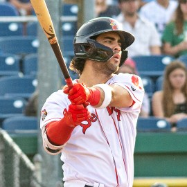 Boston Red Sox shortstop Marcelo Mayer at Double-A Portland