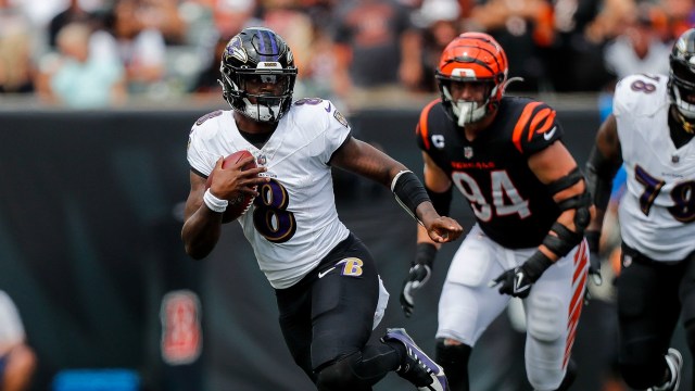 Baltimore Ravens quarterback Lamar Jackson