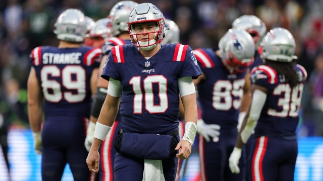 New England Patriots quarterback Mac Jones