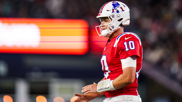 New England Patriots quarterback Mac Jones