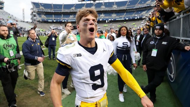 Michigan quarterback J.J. McCarthy