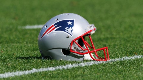 New England Patriots helmet